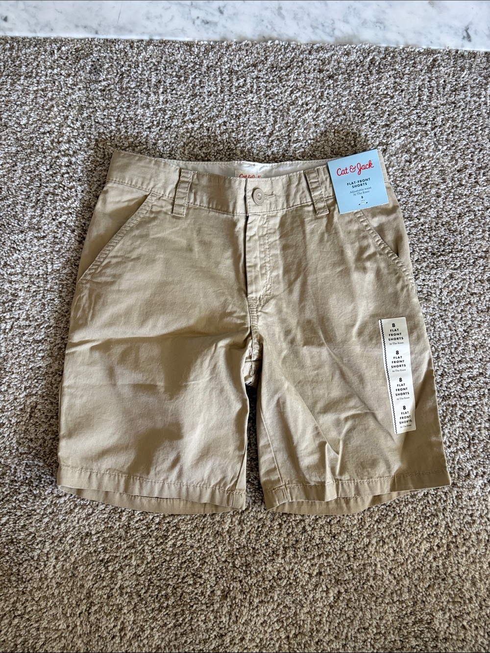 Cat & Jack Boy’s Khaki Chino Shorts